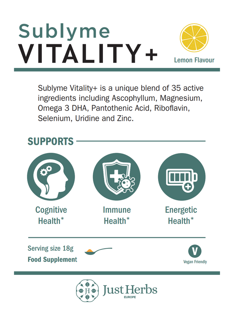 
                  
                    Load image into Gallery viewer, Sublyme Vitality+ Powder Lemon Flavour
                  
                